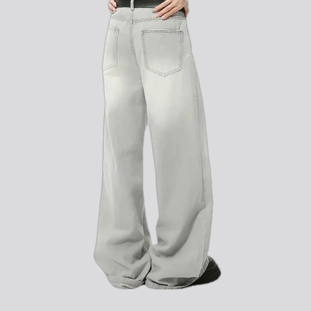 Light crease midweight men's jeans