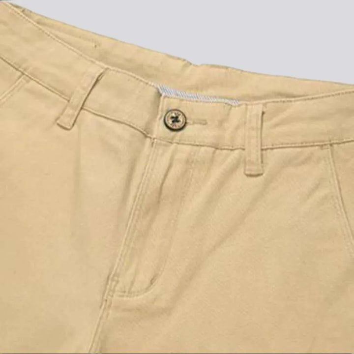 Slim men's denim pants