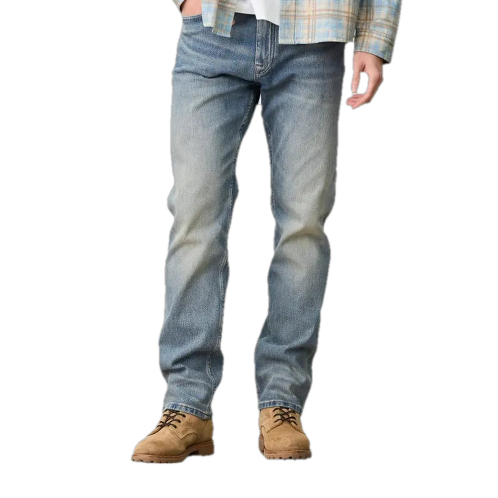 Midweight Stretchable Casual Men's Jeans - Blue