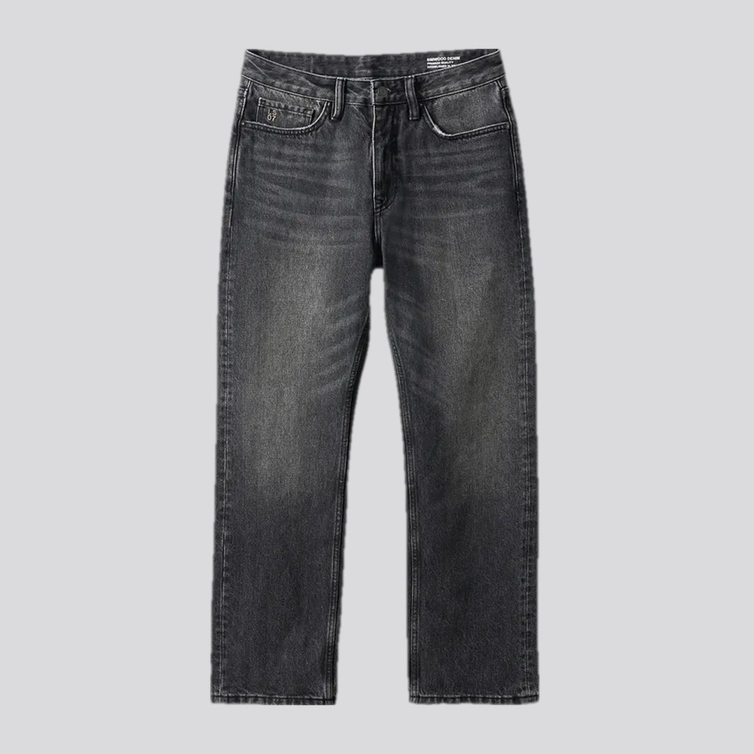 Casual Straight Stonewashed Men's Jeans | Jeans4you.shop