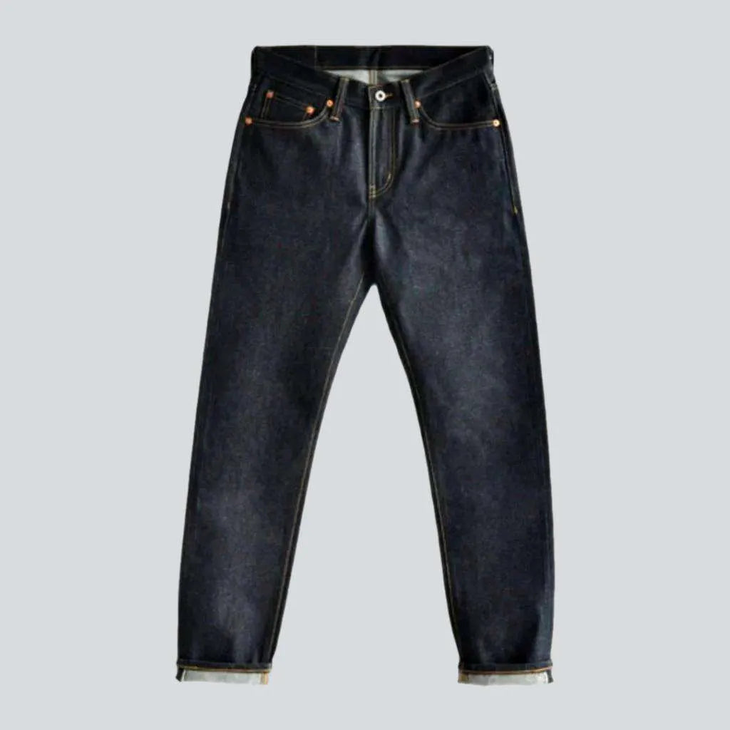 Heavyweight raw self-edge jeans | Jeans4you.shop