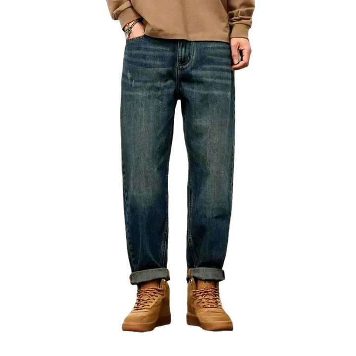 Whiskered fashion jeans
 for men